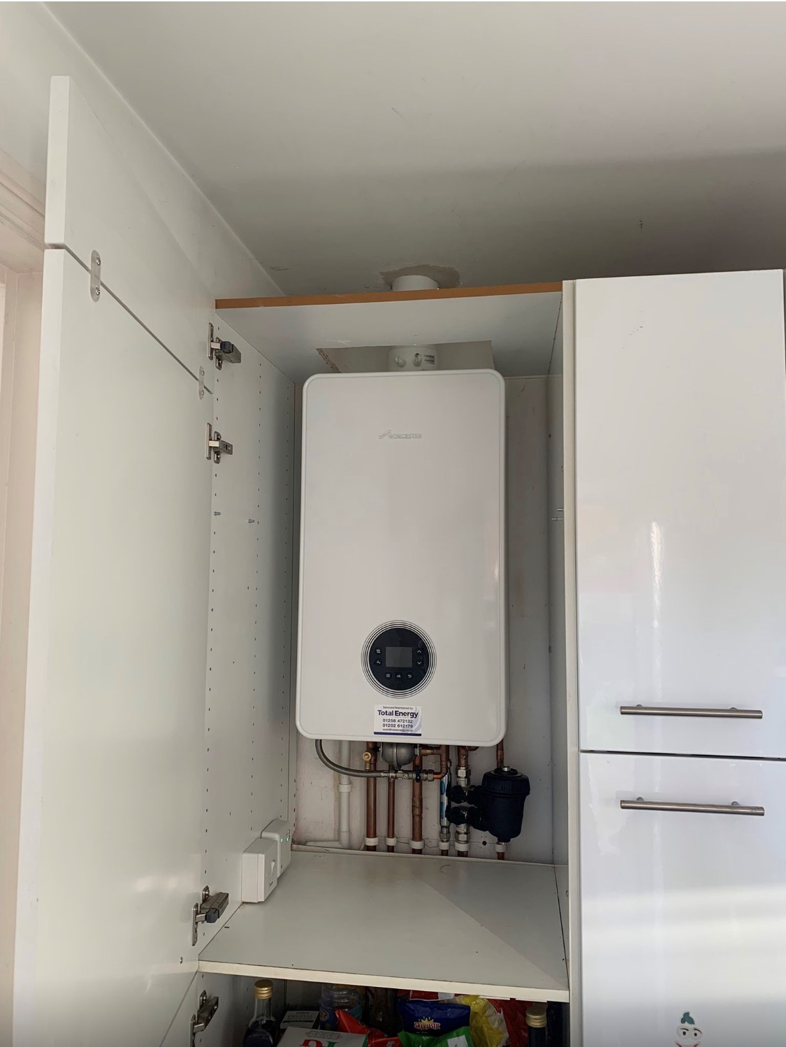 Total Energy Services install energy efficient Gas Boiler in Blandford