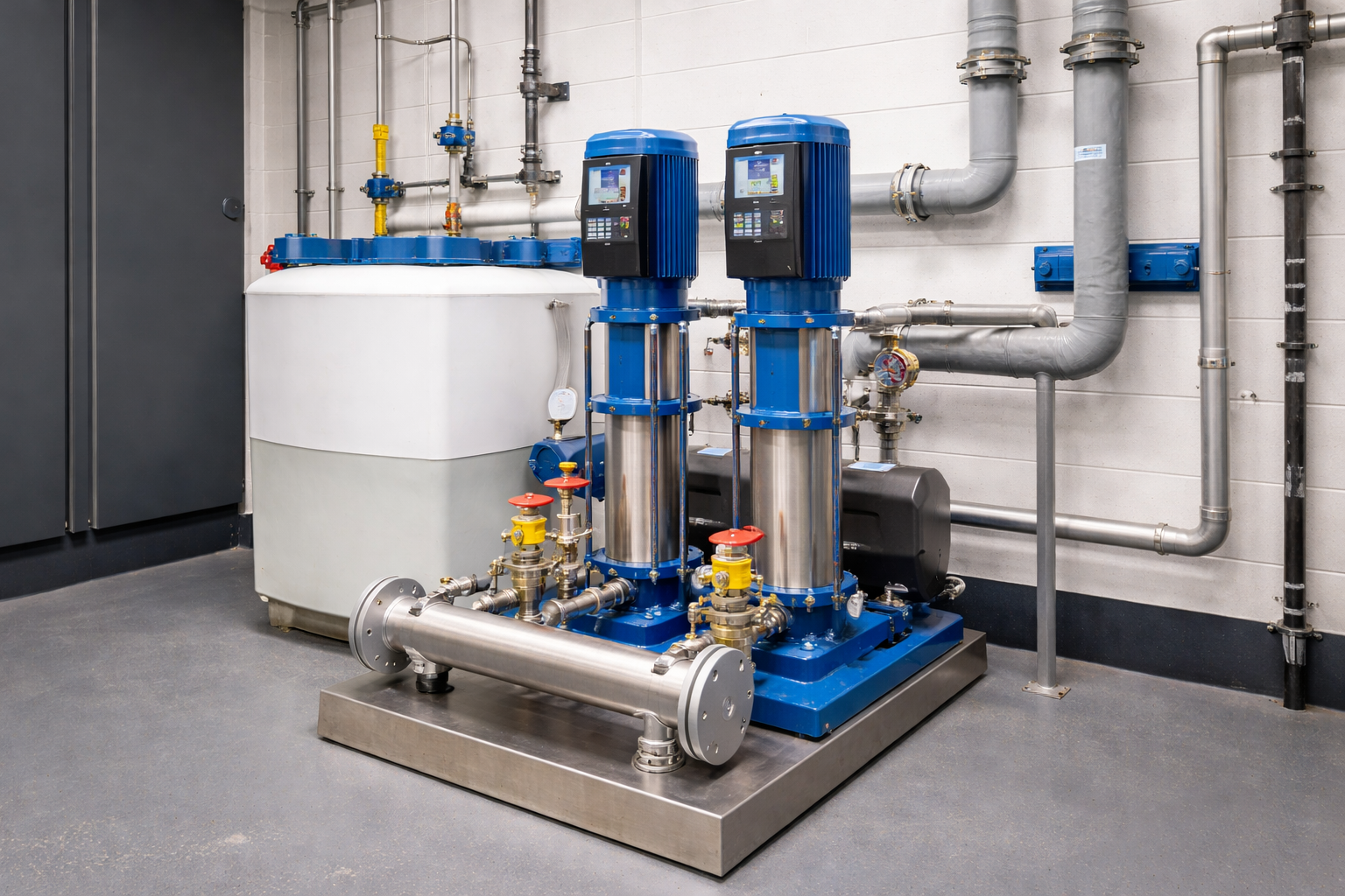 School Water Services – Break Tanks, Booster Pumps & Plant Room Support image